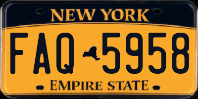 NY license plate FAQ5958