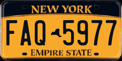 NY license plate FAQ5977