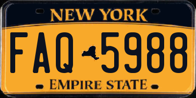 NY license plate FAQ5988