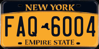 NY license plate FAQ6004
