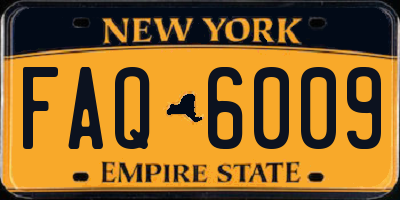 NY license plate FAQ6009