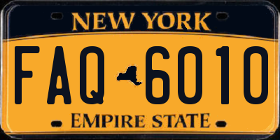 NY license plate FAQ6010