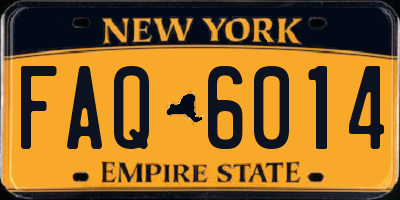 NY license plate FAQ6014