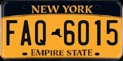 NY license plate FAQ6015