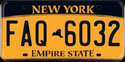 NY license plate FAQ6032