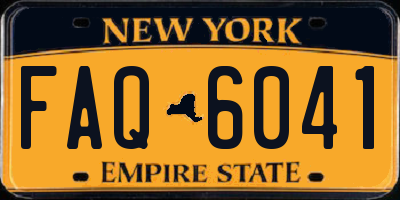 NY license plate FAQ6041