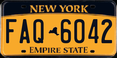 NY license plate FAQ6042