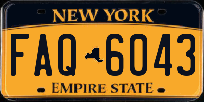 NY license plate FAQ6043
