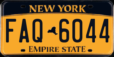 NY license plate FAQ6044