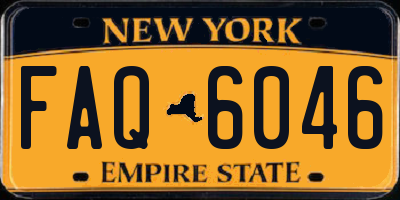 NY license plate FAQ6046