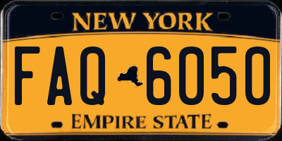 NY license plate FAQ6050