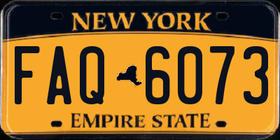 NY license plate FAQ6073