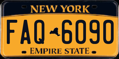 NY license plate FAQ6090