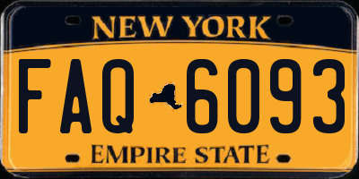 NY license plate FAQ6093