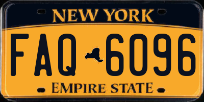 NY license plate FAQ6096
