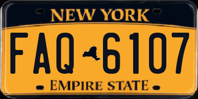 NY license plate FAQ6107