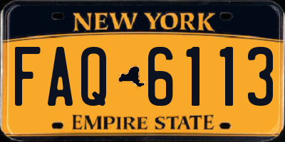 NY license plate FAQ6113
