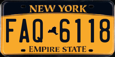 NY license plate FAQ6118