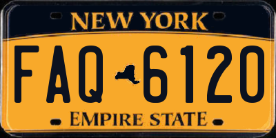 NY license plate FAQ6120
