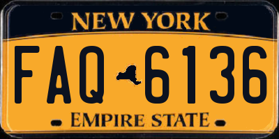 NY license plate FAQ6136