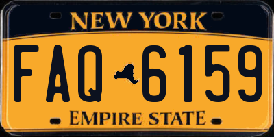 NY license plate FAQ6159