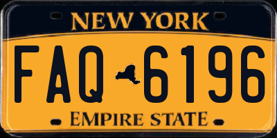NY license plate FAQ6196