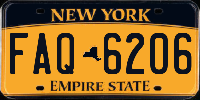 NY license plate FAQ6206