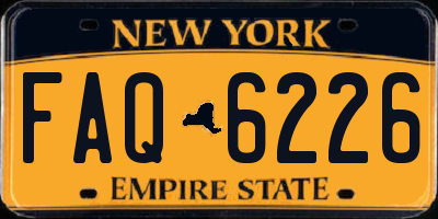 NY license plate FAQ6226