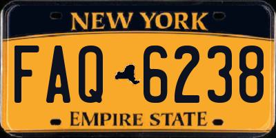 NY license plate FAQ6238