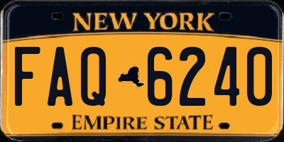 NY license plate FAQ6240
