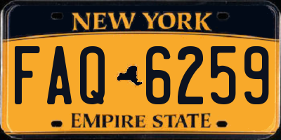 NY license plate FAQ6259