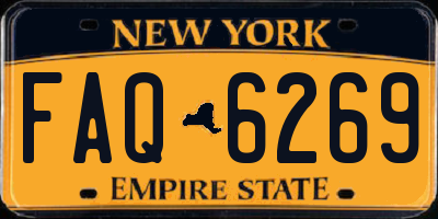 NY license plate FAQ6269