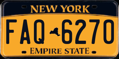 NY license plate FAQ6270