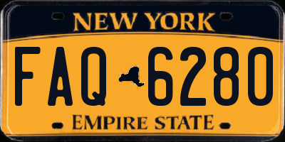 NY license plate FAQ6280