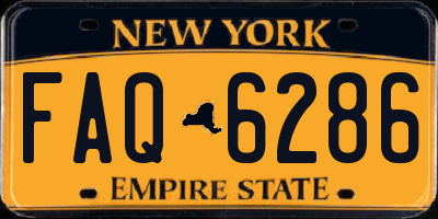 NY license plate FAQ6286