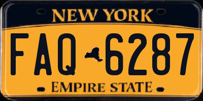 NY license plate FAQ6287