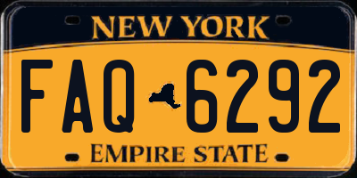 NY license plate FAQ6292