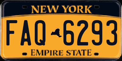 NY license plate FAQ6293