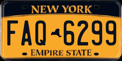 NY license plate FAQ6299