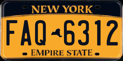 NY license plate FAQ6312