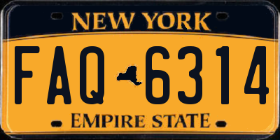 NY license plate FAQ6314