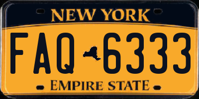 NY license plate FAQ6333