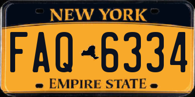 NY license plate FAQ6334