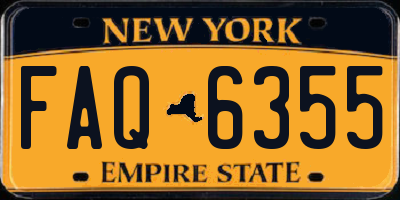 NY license plate FAQ6355