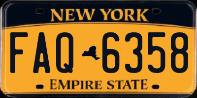 NY license plate FAQ6358