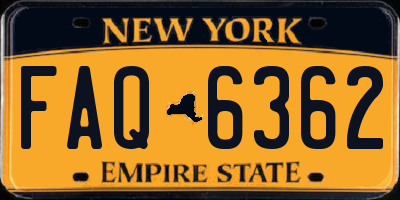 NY license plate FAQ6362