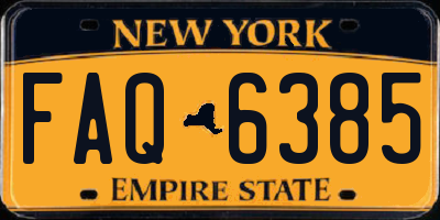NY license plate FAQ6385