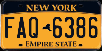 NY license plate FAQ6386