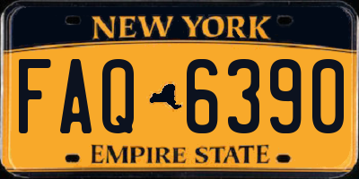 NY license plate FAQ6390