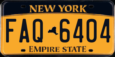 NY license plate FAQ6404